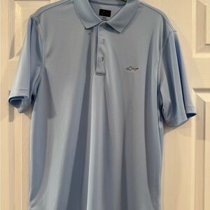 Greg Norman Collection Sky Blue Polo Shirt